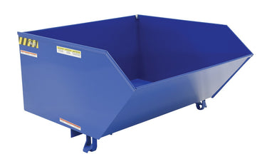 1 Cubic Yard Lo-Profile 90° Self-Dumping Steel Hopper w/ 2,000-lbs Capacity